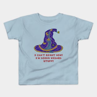 Doing Wizard Stuff Kids T-Shirt